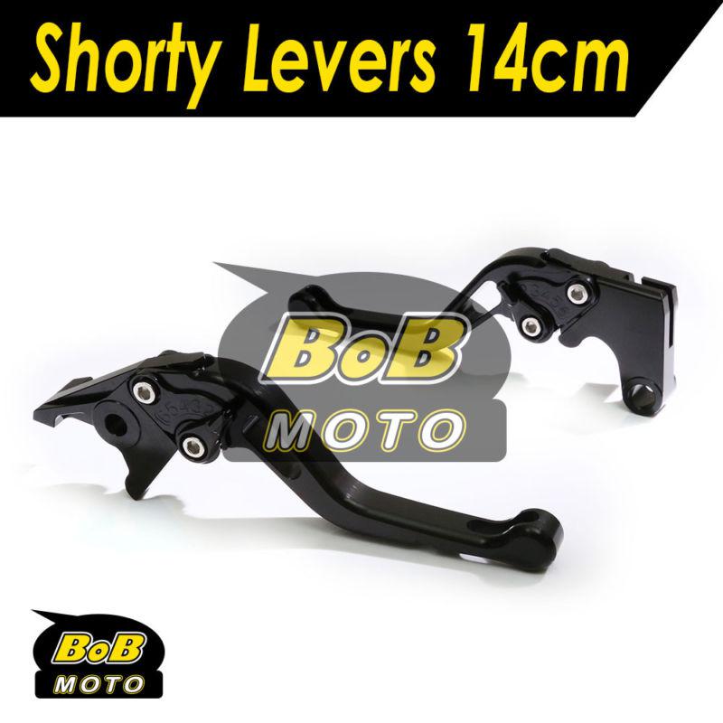 Honda cbf600 / sa 10 11 12 13 black short clutch brake levers set bsb