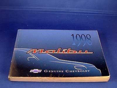 1998 chevrolet malibu factory owners manual 98 gm