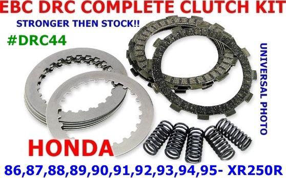 Ebc drc series clutch kit honda 86,87,88,89,90,91,92,93,94,95 xr250r #drc44