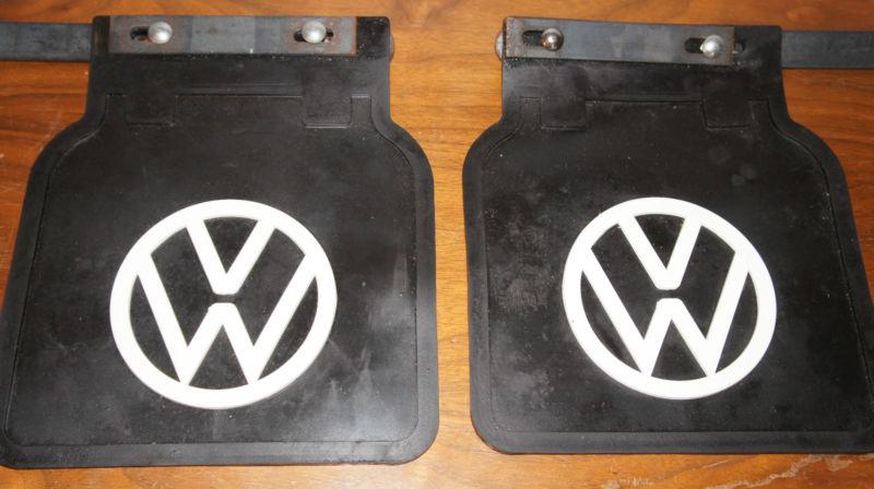 Pair of 2 vintage volkswagon vw beetle old school mud bug flaps accessories