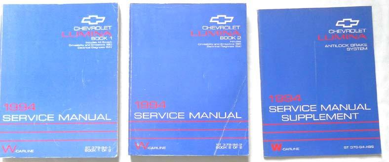 1994 chevrolet lumina  service repair manual   gm