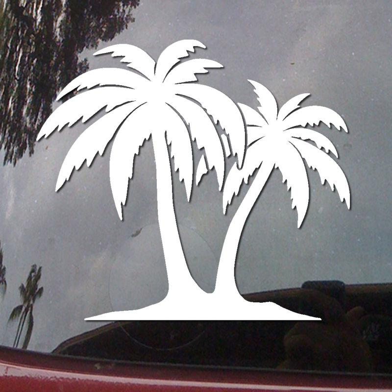 Coconut palm trees hawaii florida car body jdm vinyl decal window sticker h76