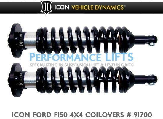 Icon 2009-2013 4wd f150 coilover kit 0-3" lift # 91700