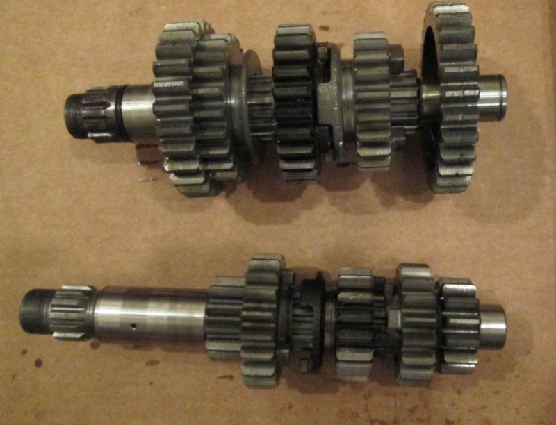 2007 yamaha yfz450 transmission gears and shaft - engine - motor components 