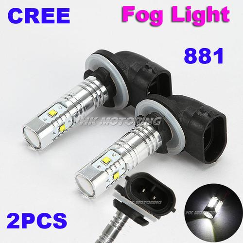 2 x 881 high power 25w 450lm 12v 24v cree led fog light driving car drl lamp new