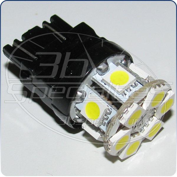 3057, 3157, 4157, 12-smd 5050 led, bulbs white 4k x2