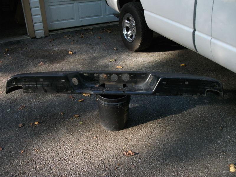 Used black rear bumper for 2002-08 dodge ram 1500