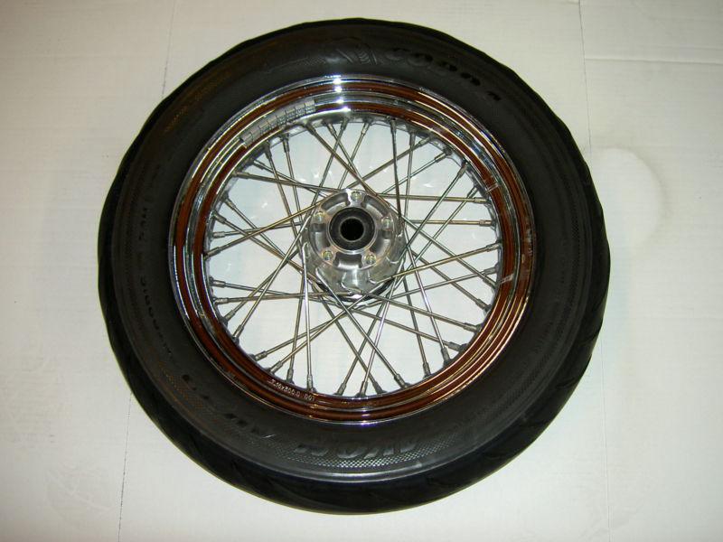 Harley davidson touring lace wheel and tire