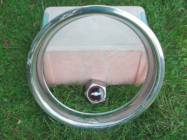 Chevrolet cavalier rally wheel stainless steel trim ring & center cap