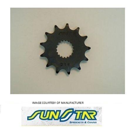 Sunstar 13t counter shaft steel sprocket fits suzuki dr rm 100 125 1975-1990