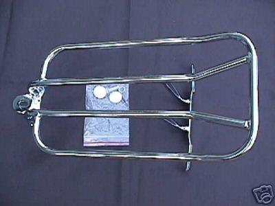 Chrome fender rack fit harley fatboy/ heritage 85-2010