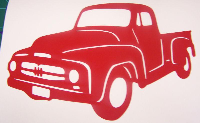 International pickup truck   decal / sticker