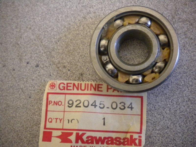 Nos kawasaki oem rear wheel chain ball bearing 6303ns 74-79 kx250 92045-034