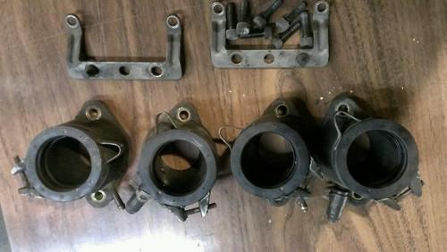 Fj1200 carb holders intake manifold boots yamaha