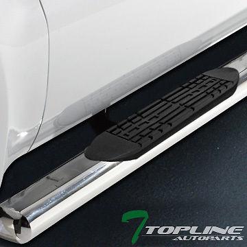 4" ss stainless side step nerf bars running boards 05-11 dakota club/ext cab cs2