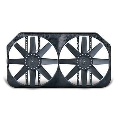 Flex-a-lite monster direct fit electric fan 5,500 cfm puller 15" dia dual 270