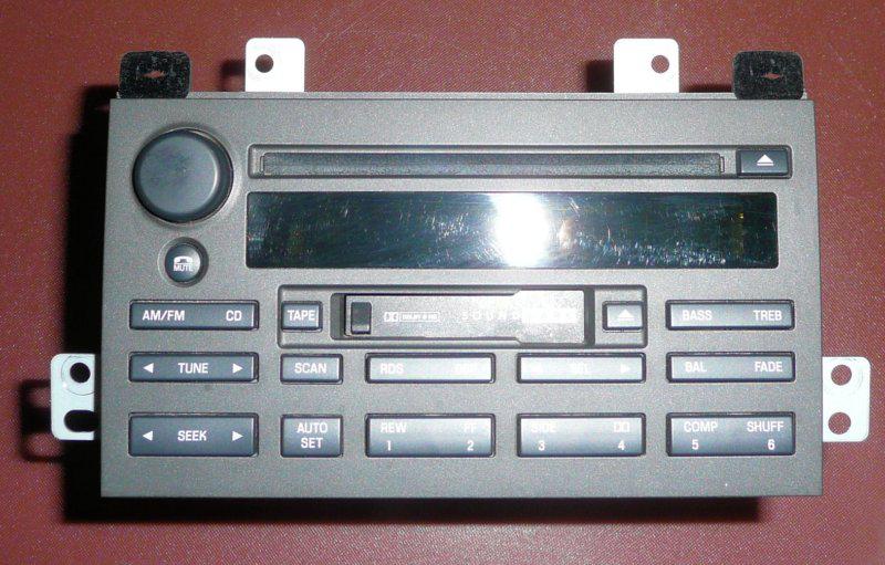 2003 – 2009 lincoln town car radio cd cassette stereo pn: 4w1t-18c868-aa