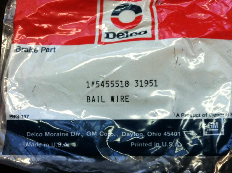 (2) nos delco 67-68-69-70  corvette master cylinder bails