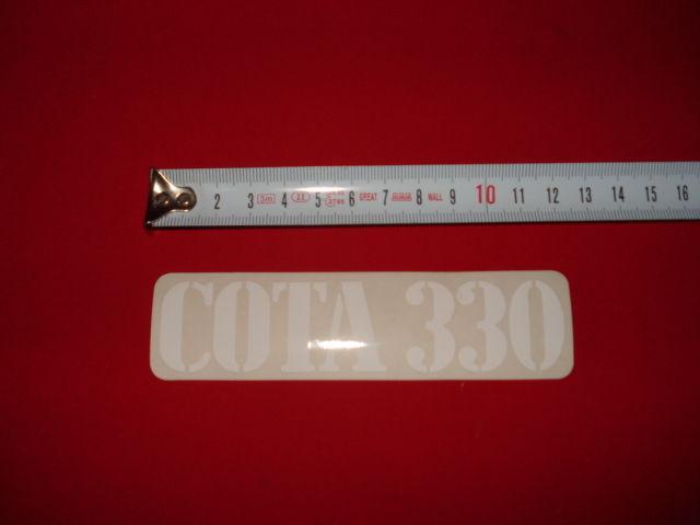 Two decals montesa cota 330.