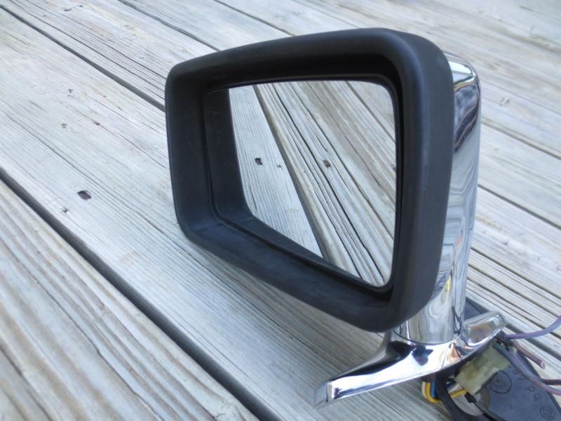 Jaguar xjs 82-90 1982-1990 driver (left) chrome power door mirror lh complete