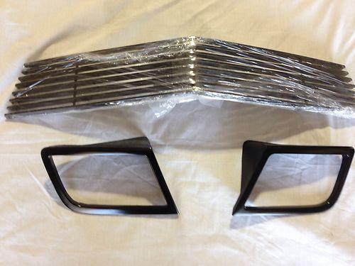 2010-2013 chevy camaro ss billet grille inserts w/black ducts slp 950-85224 new 