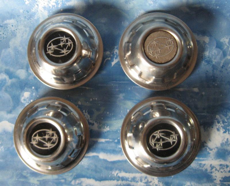 Lot of 4 genuine 1980 1981 1982 1983 subaru  center cap hubcap center cap oem,