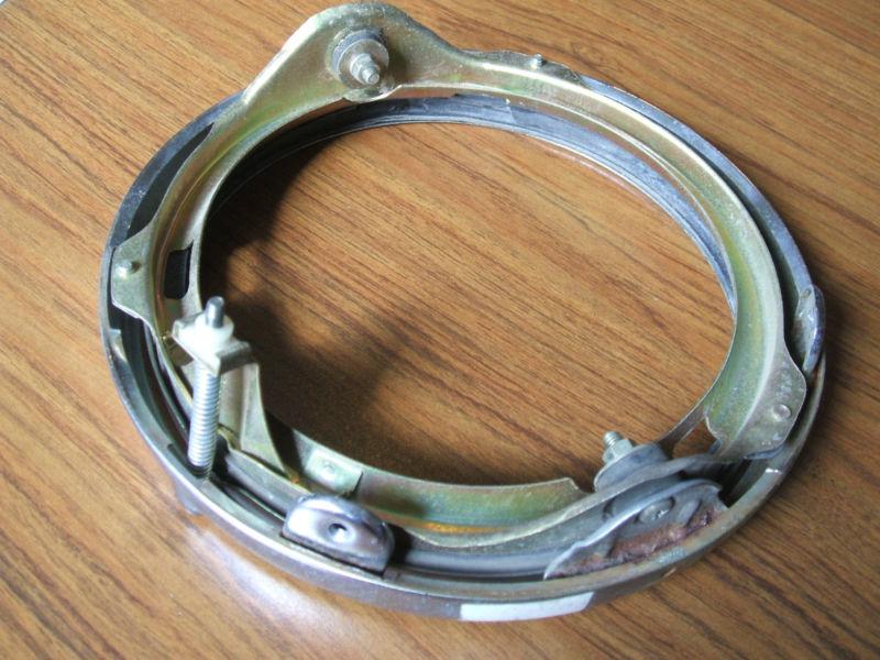 Yamaha xs650 headlight ring and headlight wiring plug