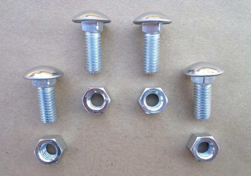 Stainless steel bumper bolts/nuts! - packard studebaker nash edsel corvair 42-52