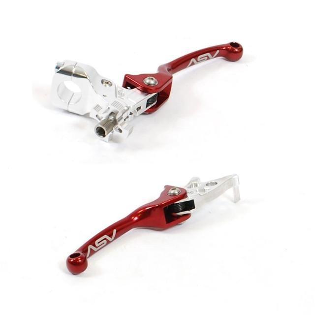 Suzuki ltr450 lt-r450 asv f3 brake clutch levers red ltr 450