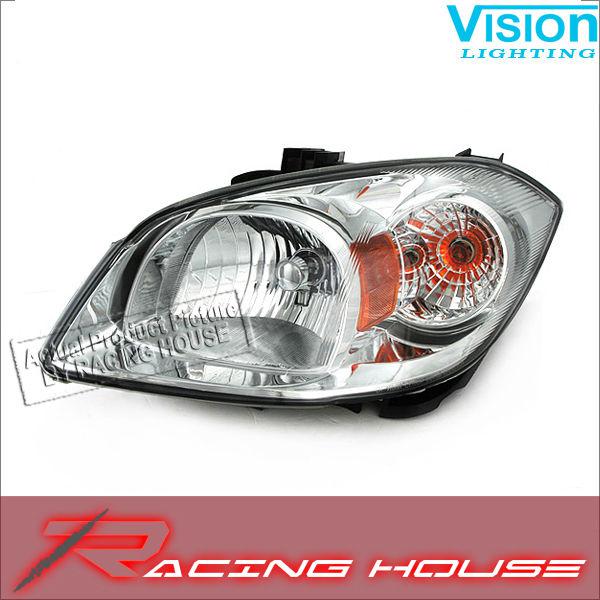 L/h headlight driver side lamp kit 2008-2010 chevy cobalt smoke lens w/ bracket