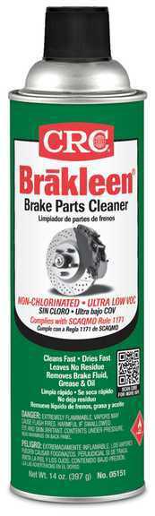 Crc chemicals crc 05151 - brake parts cleaner, 14 oz