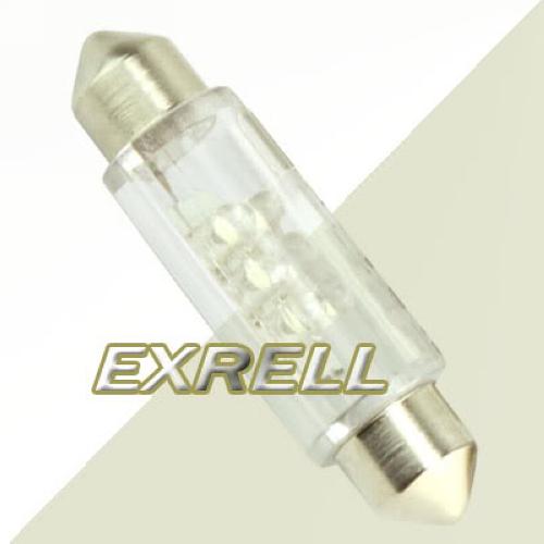 New 42mm dome 6 led car interior bulb lamp light bright white dc 12v