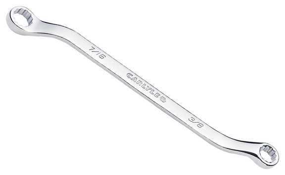 Carlyle hand tools cht lbow1214 - wrench, off-set long box end sae; 3/8"", 7/...