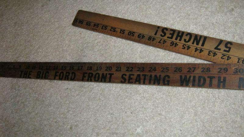 Ford measuring stick for interiors 57" rare and old authentic