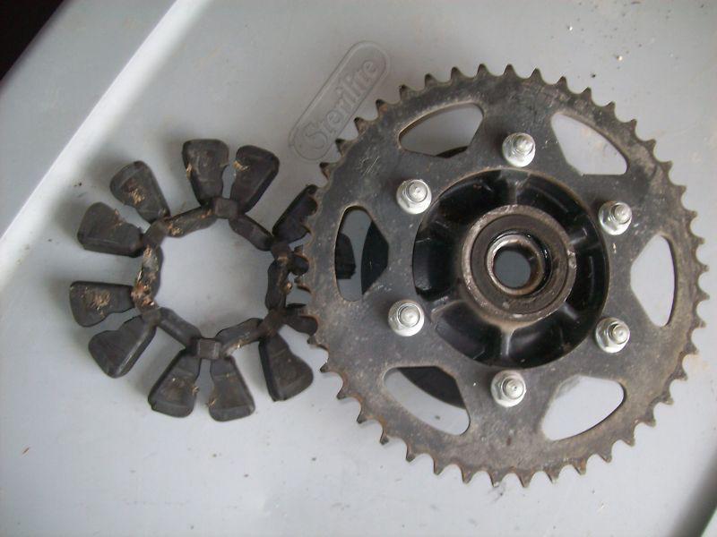 2007 kawasaki ninja 250r rear sprocket and cush drive 