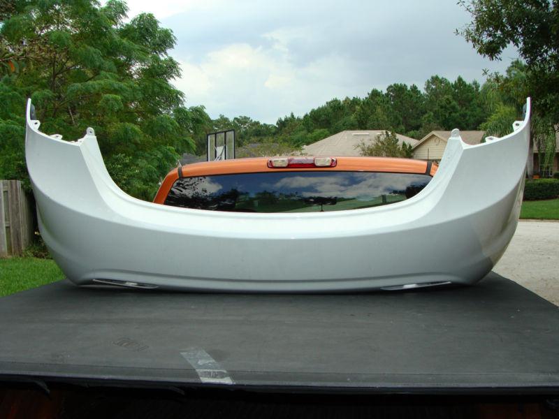 11 111 12 13 2013 2012 2011 elantra sedan rear bumper cover oem!! wj pearl white