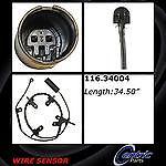 Centric parts 116.34004 front disc pad sensor wire