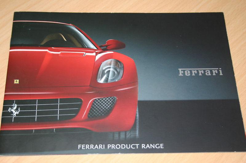 Ferrari 2006 product range/classiche brochure & media pictures 2005 cd-rom