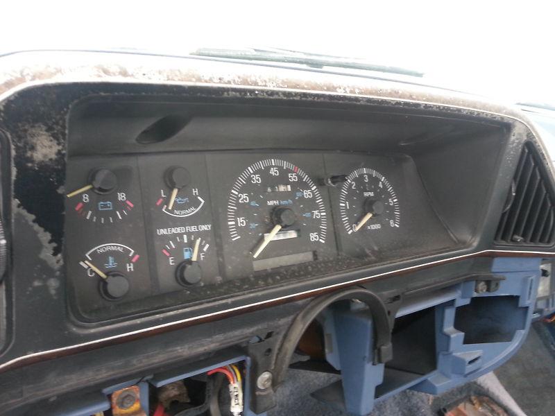 1987-1991 ford f150 instrument gauge speedometer cluster with tach gas warranty