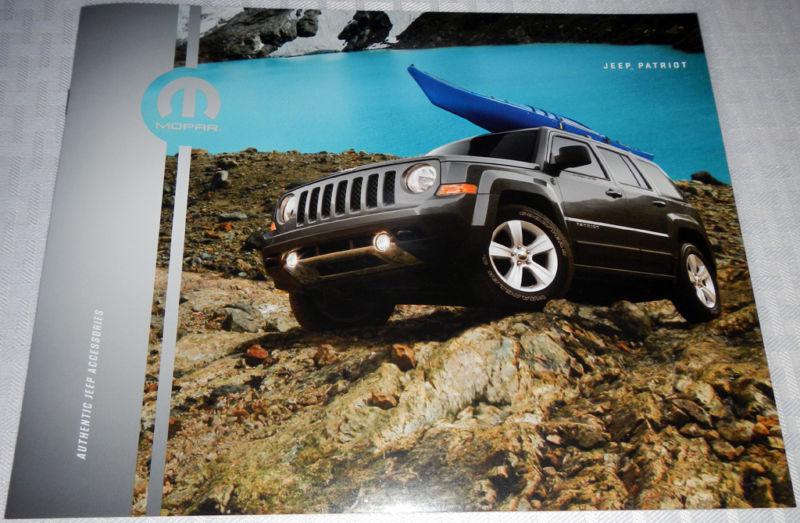 Brand new 2013 jeep patriot accessories brochure