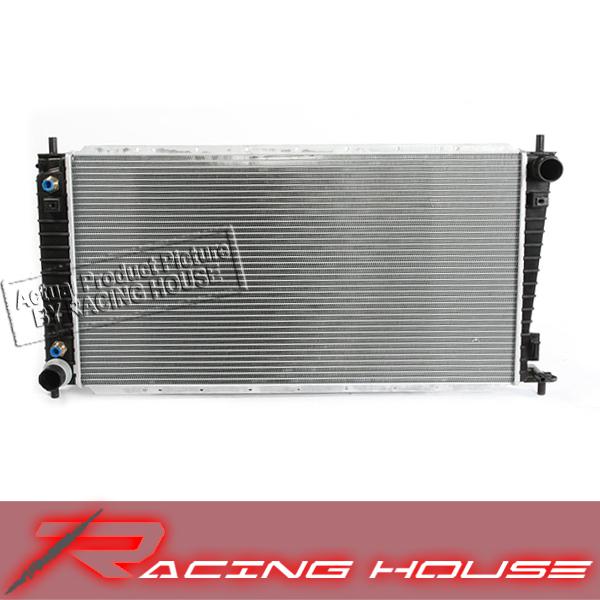 Ford expedition 1999-2002 a/t aluminum core radiator assembly v8 4.6l 5.4l set