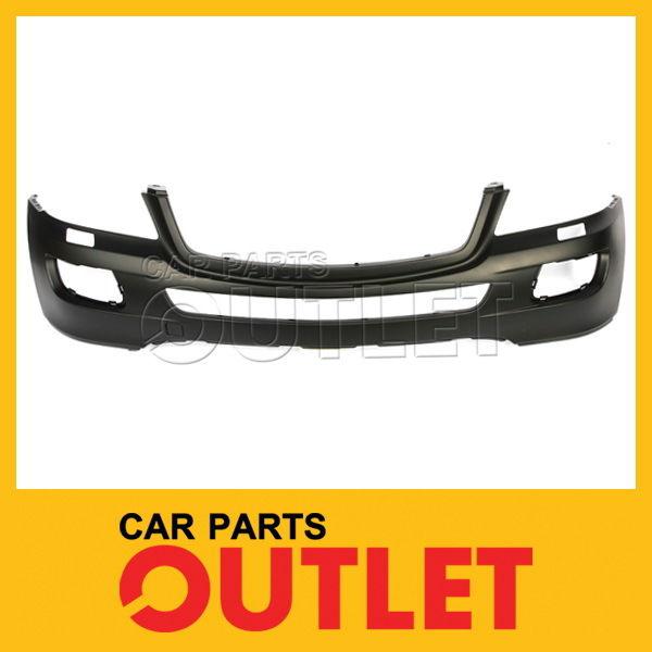 2006-2008 mercedes ml500 front bumper primered washer hole no park aid w/o sport