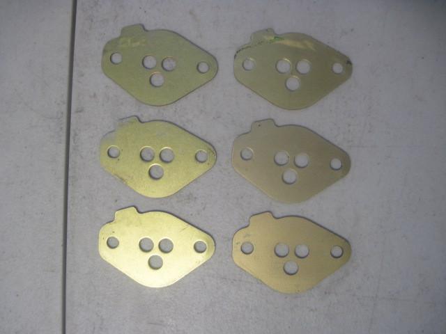 6 horstman gold restrictor plates for animal go kart racing engine