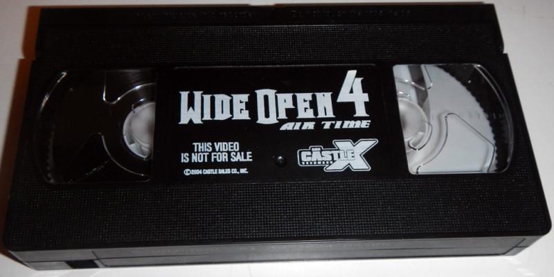 Castle x wide open 4 air time vhs