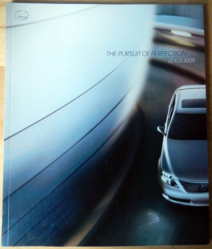 2009 lexus brochure - the pursuit of perfection - ls gs es is sc rx gx lx rxh +