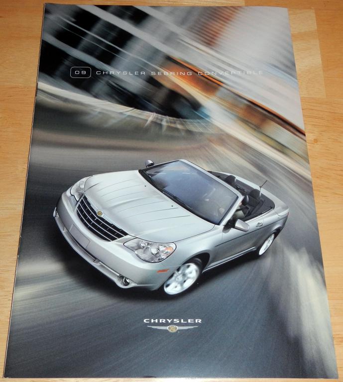 2009 chrysler sebring convertible brochure ft limited, touring, & lx