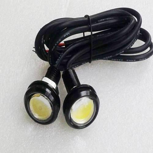 2x 9w led car motorcycle bolt on screw eagle eye backup light fog driving lamp