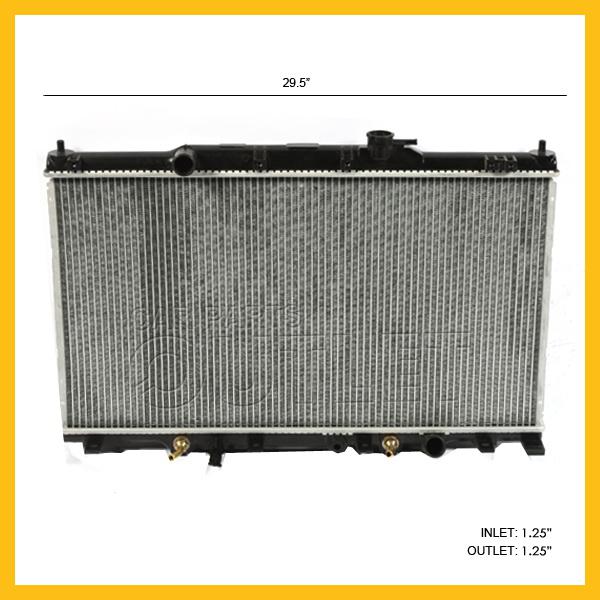 02-06 honda crv cooling radiator ho3010180 for 19010ppaa51 2.4l l4 auto toc 2443