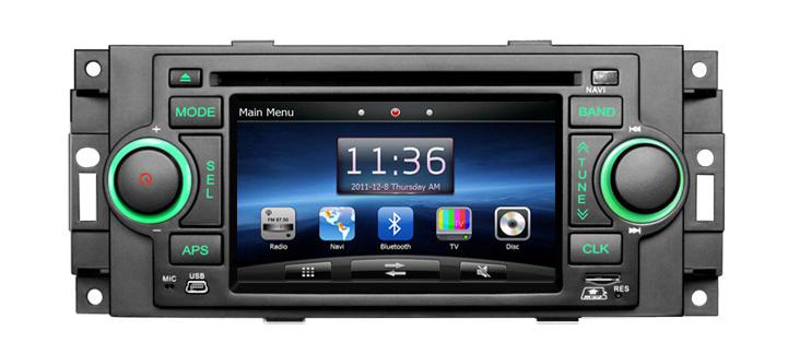 5.0" car dvd player gps navigation radio for chrysler 300 300c bluetooth usb sd