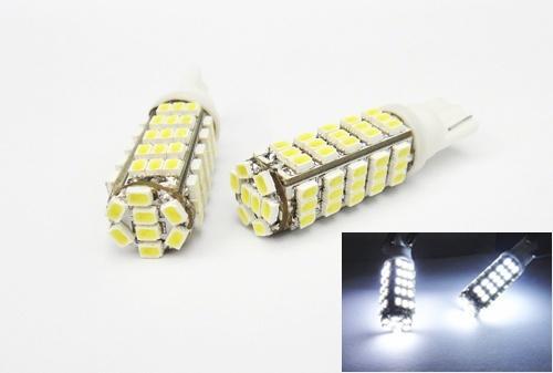 2x white 68 smd led parking light signal t10 168 194 2825 921 backup wedge bulb